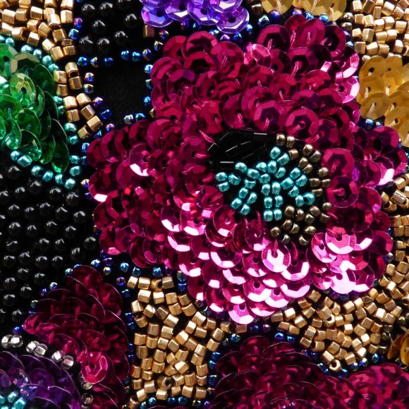 Vintage Fully Beaded/Sequined Top - Picture 5 of 17